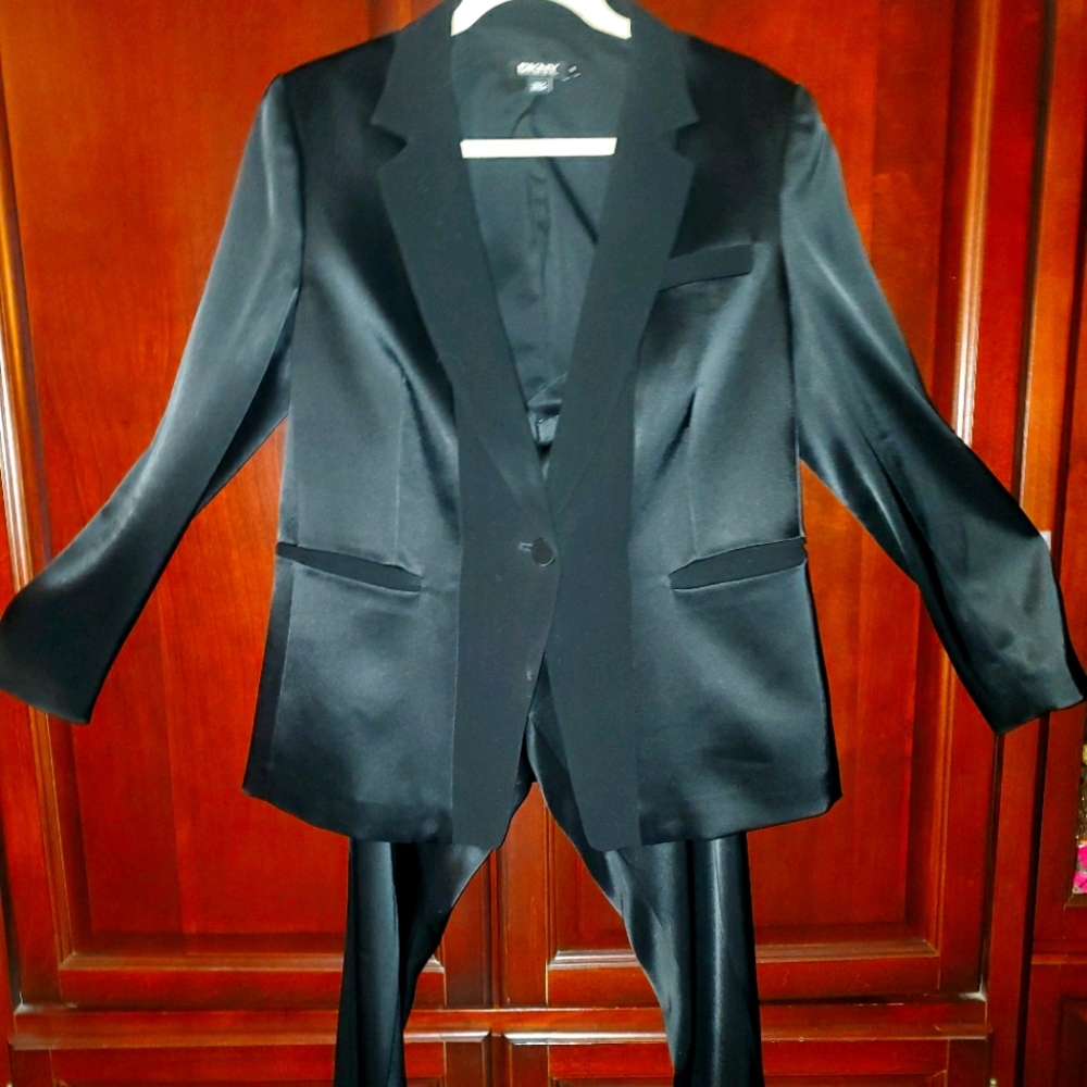 DKNY women's tuxedo
